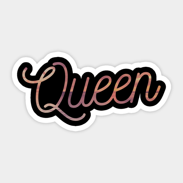 Dare to challenge the Queen? Sticker by Creamy Love Co